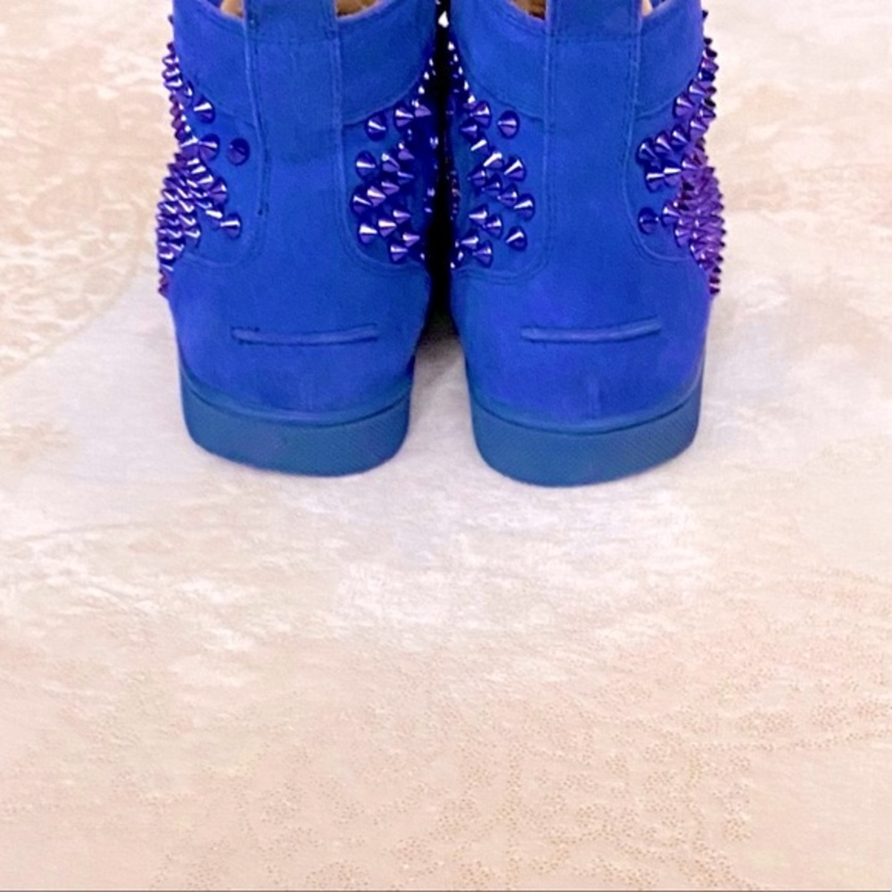 Christian Louboutin Louis Spike High-Top Trainers - Picture 5 of 9